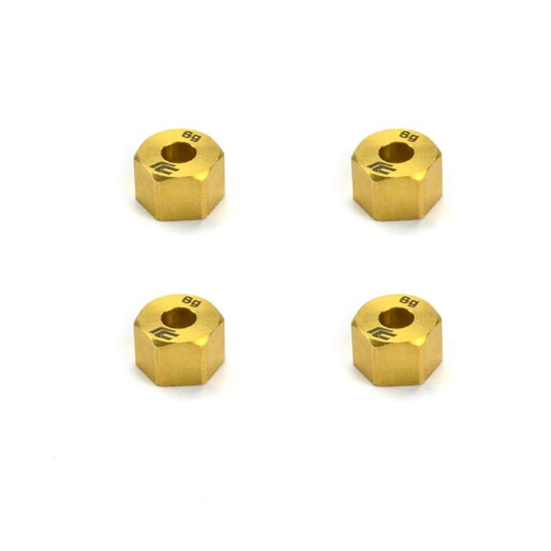 CARISMA 16083 SCA-1E BRASS WEIGHT WHEEL HEX SET 1 CARISMA 16083 SCA-1E BRASS WEIGHT WHEEL HEX SET