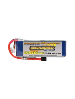 OVERLANDER 2200MAH 7.4V 2S 35C SUPERSPORT PRO LIPO BATTERY 2566