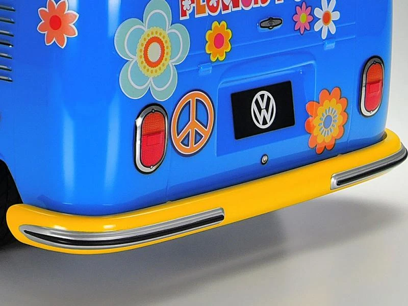 Tamiya VW Type 2 (T1) Pre-Painted Flower Power M-05 47453 4 Tamiya VW Type 2 (T1) Pre-Painted Flower Power M-05 47453 - Image 4