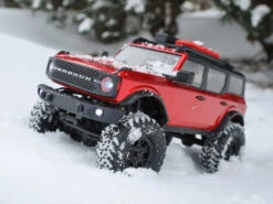 AXIAL 1/24 SCX24 2021 Ford Bronco 4WD Truck Brushed RTR, Red AXI00006T1 -Remote Control Car Shop C AXI00006T1 K