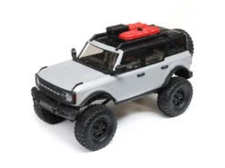 AXIAL 1/24 SCX24 2021 Ford Bronco 4WD Truck Brushed RTR, Grey AXI00006T2