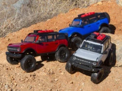 AXIAL 1/24 SCX24 2021 Ford Bronco 4WD Truck Brushed RTR, Blue AXI00006T3 -Remote Control Car Shop C AXI00006T3 S