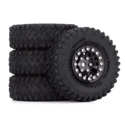 INJORA 4PCS 54*18mm CNC 1.0" Beadlock Wheel Rims Tires Set For 1/24 RC Crawler Car Axial SCX24 AXI90081 AXI00001 (W1049-T1003) -Remote Control Car Shop H04688ce7c3234e31a87530456e27e354a