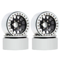 INJORA 4Pcs CNC Aluminum Alloy 1.9 Beadlock Wheel Rim For 1/10 RC Crawler Car Axial SCX10 90046 AXI03007 TRX4 VS4-10 Redcat Gen8 -Remote Control Car Shop H0723f1dc0b4545fb9b1ec86c0ddc5065M