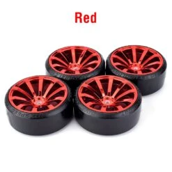 4PCS 1/10 RC Drift Cars Hot Wheel Hub Hard Pattern Tyre For 1:10 Traxxas HSP HPI Sakura TT01 Tamiya RC Drift Car Accessories -Remote Control Car Shop H10042dc454ee4655b9e2b9bf16db97d2g