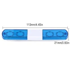 INJORA 113/143mm 5 Modes RC Police Flash LED Light Bar Alarming Light For 1/14 1/10 RC Car Axial SCX10 HSP Kyosho Tamiya -Remote Control Car Shop H12764e78b3624d50a64066bf7e9827a0h