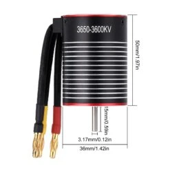 INJORA 3650 Brushless Motor 3600KV 4500KV 5200KV For 1:10 Short-Course Monster Off-road Truck Drift Car HPI RC Car Parts -Remote Control Car Shop H142cd3e421264c23927528847c987a26B
