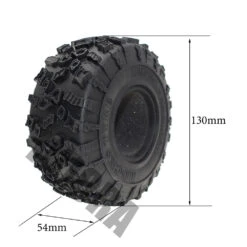 INJORA 4Pcs 2.2 Inch Rubber Tyres Wheel Tires For 1/10 RC Rock Crawler SCX10 RR10 Wraith YETI 90026 90020 90031 90045 90056 -Remote Control Car Shop H19d806f06de14b03acd3c5eafd205471V