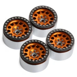 INJORA 4PCS 1/10 RC Rock Crawler Aluminum 2.2 Beadlock Wheel Rims For Axial SCX10 RR10 Wraith 90048 90018 TRX4 TRX-6 -Remote Control Car Shop H2c3e115c4f174917b58e98c76a3672bd6