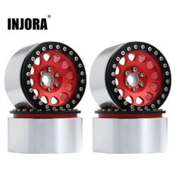INJORA 4PCS 1/10 RC Rock Crawler Aluminum 2.2 Beadlock Wheel Rims For Axial SCX10 RR10 Wraith 90048 90018 TRX4 TRX-6 -Remote Control Car Shop H2c9316eed69d408a83b8bb2f797ed5daS