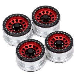 INJORA 2/4PCS CNC Aluminum 2.9" Beadlock Wheel Hub Rim For 1/6 RC Crawler Car Axial SCX6 Jeep JLU Wrangler Trail Honcho 4WD RTR -Remote Control Car Shop H2d68844846354f20b6d8f8e8bb086551u