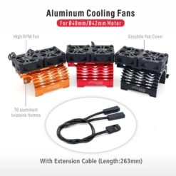 Surpass Hobby RC Heatsink With Dual Cooling Fan RC Car Accessories For Hobbywing Leopard 4268 4274 4092 1/8 1/10 RC Car Motor -Remote Control Car Shop H2e35bd1c46f243d9a8514a7af0fe03c77
