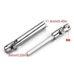 INJORA 2Pcs 90-115mm 110-155mm Steel CVD Universal Joint Drive Shaft For 1/10 RC Rock Crawler Car Axial SCX10 D90 -Remote Control Car Shop H366f2d41bbe5451a93b64b500a6d69f3b