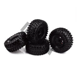 4PCS 2.2 Inch Rubber Tyres & Plastic Beadlock Wheel Rim For 1:10 RC Rock Crawler Axial SCX10 RR10 Wraith Yeti RC Car -Remote Control Car Shop H36c8bd1a24d34f7e9d06acd95daf006dv