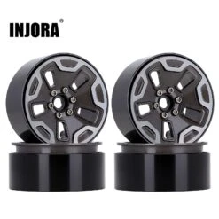 INJORA 180g Heavy Duty 2.2" Beadlock Wheel Rim For 1/10 RC Crawler Axial SCX10 RR10 AXI03016 Wraith AXI90074