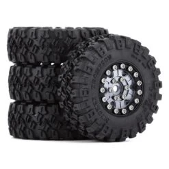 INJORA 4PCS 1.0" Beadlock 52*17mm Wheel Rims Tires Set For 1/24 RC Crawler Car Axial SCX24 90081 AXI00001AX24 (W1022-T2420) -Remote Control Car Shop H3ae0fa9bf00644c9984fbffe5662bb0bA