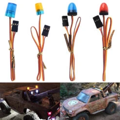 RC Car Multi-function Flashing LED Police RC Car Light Bar For 1/10 1/8 RC Car HSP TAMIYA CC01 Axial SCX10 D90 Model