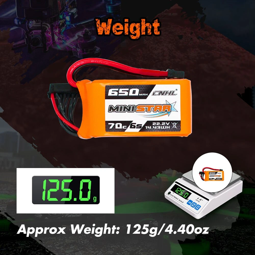 2PCS CNHL 6S 22.2V 650mAh Lipo Battery 70C Ministar Series For XT30 For Mini Quad RC FPV Drone Quadcopter Helicopter Airplane 2 2PCS CNHL 6S 22.2V 650mAh Lipo Battery 70C Ministar Series For XT30 For Mini Quad RC FPV Drone Quadcopter Helicopter Airplane - Image 2