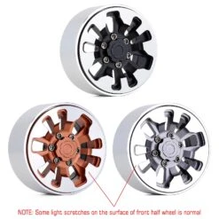INJORA 4PCS Metal 1.9" Beadlock Wheel Rim 9-Spokes For 1/10 RC Crawler TRX4 Axial SCX10 90046 AXI03007 Redcat Gen8 -Remote Control Car Shop H48b94f3c647b4e799a4f8154e88b6235l