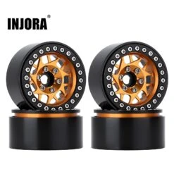 INJORA 4PCS 1.9“ Metal Beadlock Wheel Hub Rim For 1/10 RC Crawler Car TRX4 Axial SCX10 90046 AXI03007 RedCat Gen8 -Remote Control Car Shop H49119b91766b4a9bbb9f6ac3878c84383