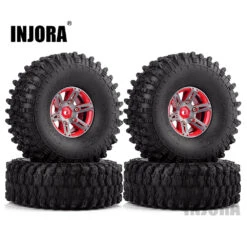 INJORA 4Pcs 1.9" Beadlock Wheel Rim & 1.9 Rubber Tires Set For 1/10 RC Crawler Axial SCX10 90046 RC Car Parts -Remote Control Car Shop H4cdf1fc209834fd18e509ab4489707ebl