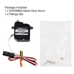 JX Servo DHV56MG Digital Coreless 1.2kg 0.10sec Metal Gear HV 5.6g DS Servo For RC Car Robot Airplane Drone RC Model DIY -Remote Control Car Shop H4e702d24133847c9880a61860b504b22a