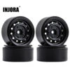 INJORA 4Pcs 1.9" Beadlock 12-Holes Wheel Rim Hub For 1/10 RC Crawler Car Axial SCX10 90046 D90 TRX-4