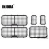 INJORA 5Pcs Metal Stereoscopic Window Mesh Protective Net For 1/10 RC Crawler Car TRX4 Defender Stock Body