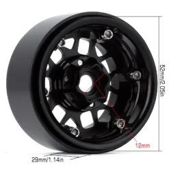 INJORA 4PCS 1.9“ Metal Beadlock Wheel Hub Rim For 1/10 RC Crawler Car TRX4 Axial SCX10 90046 AXI03007 RedCat Gen8 -Remote Control Car Shop H544a71c934194d4289f41ff8d44a2832I