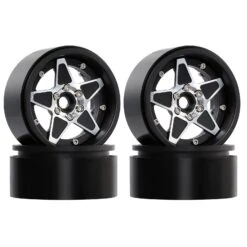 INJORA 4PCS 2.2" Metal Beadlock Five-pointed Star Wheel Hub Rim For 1/10 RC Crawler Car Axial SCX10 RR10 Wraith TRX4 TRX6 -Remote Control Car Shop H5513a0d042154763a35df94165057368C