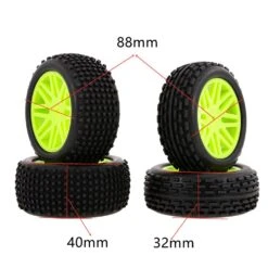 88/75mm Off Road Buggy Tires Wheel 12mm Hex Hubs For Wltoys 144001 1/14 1/16 1/10 Axial Scx10 Traxxas Trx-4 Tamiya RC Racing Car -Remote Control Car Shop H5a072a6495ad438eb17de9c38ea5aac6t