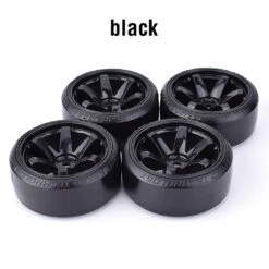 4PCS 1/10 RC Drift Cars Hot Wheel Hub Hard Pattern Tyre For 1:10 Traxxas HSP HPI Sakura TT01 Tamiya RC Drift Car Accessories -Remote Control Car Shop H5b5d84903c1d46f482df220cfb4f55aa1