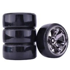 4PCS 1/10 RC Drift Cars Hot Wheel Hub Hard Pattern Tyre For 1:10 Traxxas HSP HPI Sakura TT01 Tamiya RC Drift Car Accessories -Remote Control Car Shop H5fd9e924ccc34c0aa22a191bdfaaee84Z