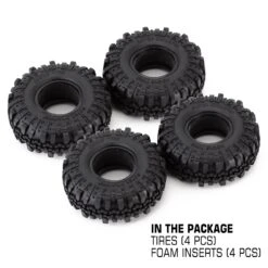 4PCS 1.9" Rubber Tyre / Wheel Tires For 1:10 RC Rock Crawler Axial SCX10 90046 AXI03007 Tamiya CC01 D90 D110 -Remote Control Car Shop H616bc196cf6b4a86aab5032618cd9597A