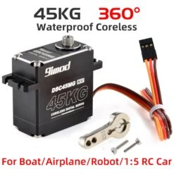 9imod Waterproof Brushless Servo 51KG 50KG 45KG 35KG 25KG 180 Degree Aluminium Digital Servo Metal Gear For Traxxas Scx10 RC Car Robot -Remote Control Car Shop H6398b8d3f8e34235a6e061254124a631I