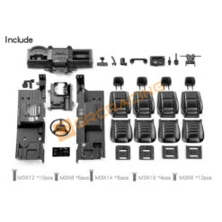 GRC Full Interior Body Shell Cab Seat Kit For 1/10 RC Crawler Car TRX-4 TRX4 Denfender G161D -Remote Control Car Shop H7b5ffd73aca845d39791d5bc19e6f19c4