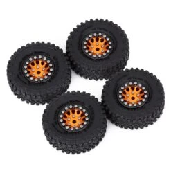 INJORA 4PCS 54*18mm CNC 1.0" Beadlock Wheel Rims Tires Set For 1/24 RC Crawler Car Axial SCX24 AXI90081 AXI00001 (W1049-T1003) -Remote Control Car Shop H7b6a7723d4fd463cbe8fdc91350ba595D