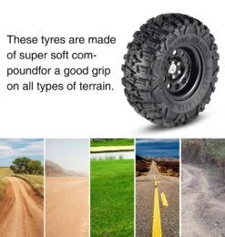 4PCS 2.2 Inch Rubber Tyres & Titanium Gray/Black Metal Beadlock Wheel Rim For 1:10 Axial SCX10 Traxxas TRX-4 RC Crawler RC Car 13 4PCS 2.2 Inch Rubber Tyres & Titanium Gray/Black Metal Beadlock Wheel Rim For 1:10 Axial SCX10 Traxxas TRX-4 RC Crawler RC Car -Remote Control Car Shop H7cef6146fce242a0830448df2b37203cH