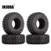 INJORA 4PCS 118*44mm 2.2" Rubber Wheel Tires For 1:10 RC Crawler Car TRX4 TRX6 Axial SCX10 90046