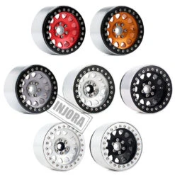 INJORA 4PCS 1/10 RC Rock Crawler Aluminum 2.2 Beadlock Wheel Rims For Axial SCX10 RR10 Wraith 90048 90018 TRX4 TRX-6 -Remote Control Car Shop H80a8a4c3f7f94cb0bd45d77b8facaa8dE