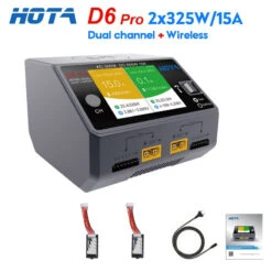 Original HOTA D6 Pro Black AC 200w DC 2x325w /15a Channel Smart Battery Charger Discharger Lipo Charger For Rc Drone Spare Parts -Remote Control Car Shop H8286104d96b144cda539333ff3b621a1t