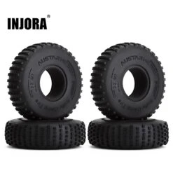 INJORA 4PCS 2.2" Rock Buggy Bully Comp Wheel Tires 142*40MM For RC Crawler Axial SCX10 Wraith 90018 RR10 Bomber RBX10 Ryft