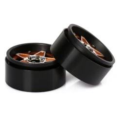 INJORA 4PCS 2.2" Metal Beadlock Five-pointed Star Wheel Hub Rim For 1/10 RC Crawler Car Axial SCX10 RR10 Wraith TRX4 TRX6 -Remote Control Car Shop H897e7c3b7bc24cb3940f74cb2566a466p