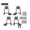 INJORA 4PCS Aluminum Front & Rear Shock Towers Mount For 1/10 RC Crawler TRX-4 TRX4 8216 Upgrade Parts
