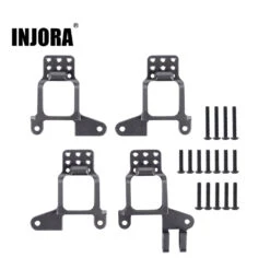 INJORA 4PCS Aluminum Front & Rear Shock Towers Mount For 1/10 RC Crawler TRX-4 TRX4 8216 Upgrade Parts