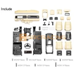 GRC RC Car Full Interior Body Shell Cab Seat Kit For 1/10 RC Crawler TRX-4 Bronco G161R -Remote Control Car Shop H8d27a618e7ea4377ad31a9895587c760k