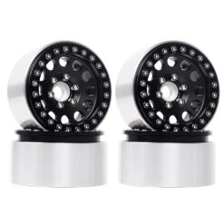 INJORA 4Pcs CNC Aluminum Alloy 1.9 Beadlock Wheel Rim For 1/10 RC Crawler Car Axial SCX10 90046 AXI03007 TRX4 VS4-10 Redcat Gen8 -Remote Control Car Shop H8e1982525078440fbe812df325af4b5cV