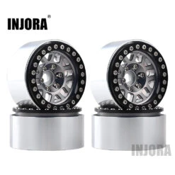 INJORA 4Pcs 1.9 Aluminum Alloy Beadlock 1.9" Wheel Rim Hub For 1/10 RC Crawler TRX4 Axial SCX10&SCX10 II 90046 -Remote Control Car Shop H8e6d85a0494141c1922172e32eb8704e5
