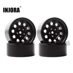 INJORA 4Pcs Metal 2.2 Inch Beadlock Wheel Rim For 1/10 RC Crawler Axial SCX10 RR10 90053 AX10 Wraith 90056 90045 90048 YETI -Remote Control Car Shop H91a5993f47d0472ebf8873a0d24467818