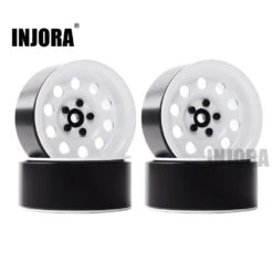 INJORA 4Pcs Metal 2.2 Inch Beadlock Wheel Rim For 1/10 RC Crawler Axial SCX10 RR10 90053 AX10 Wraith 90056 90045 90048 YETI -Remote Control Car Shop H9375fbe68df24f1c9f05b86c46a21231A